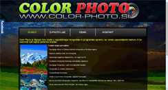 Desktop Screenshot of color-photo.si